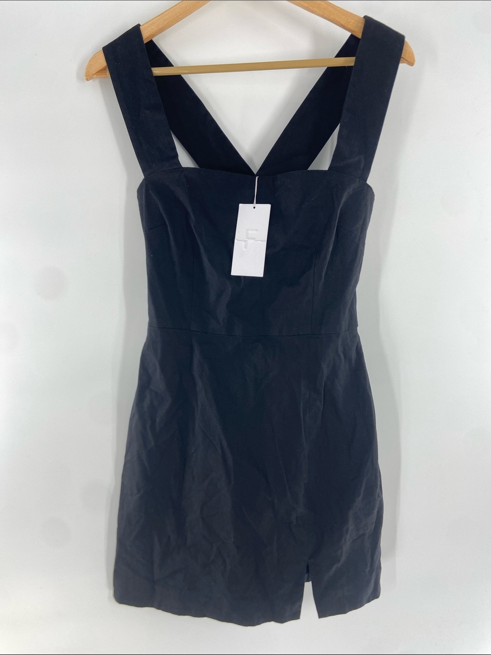Finders Keepers Black Destination Mini Dress Size 6 NWT